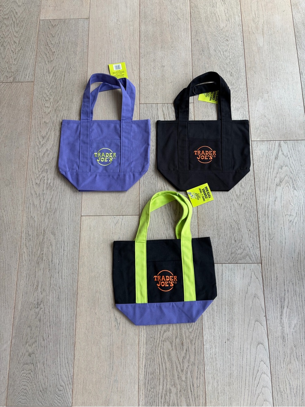 Trader Joe's Mini Tote Bag Trio - Halloween